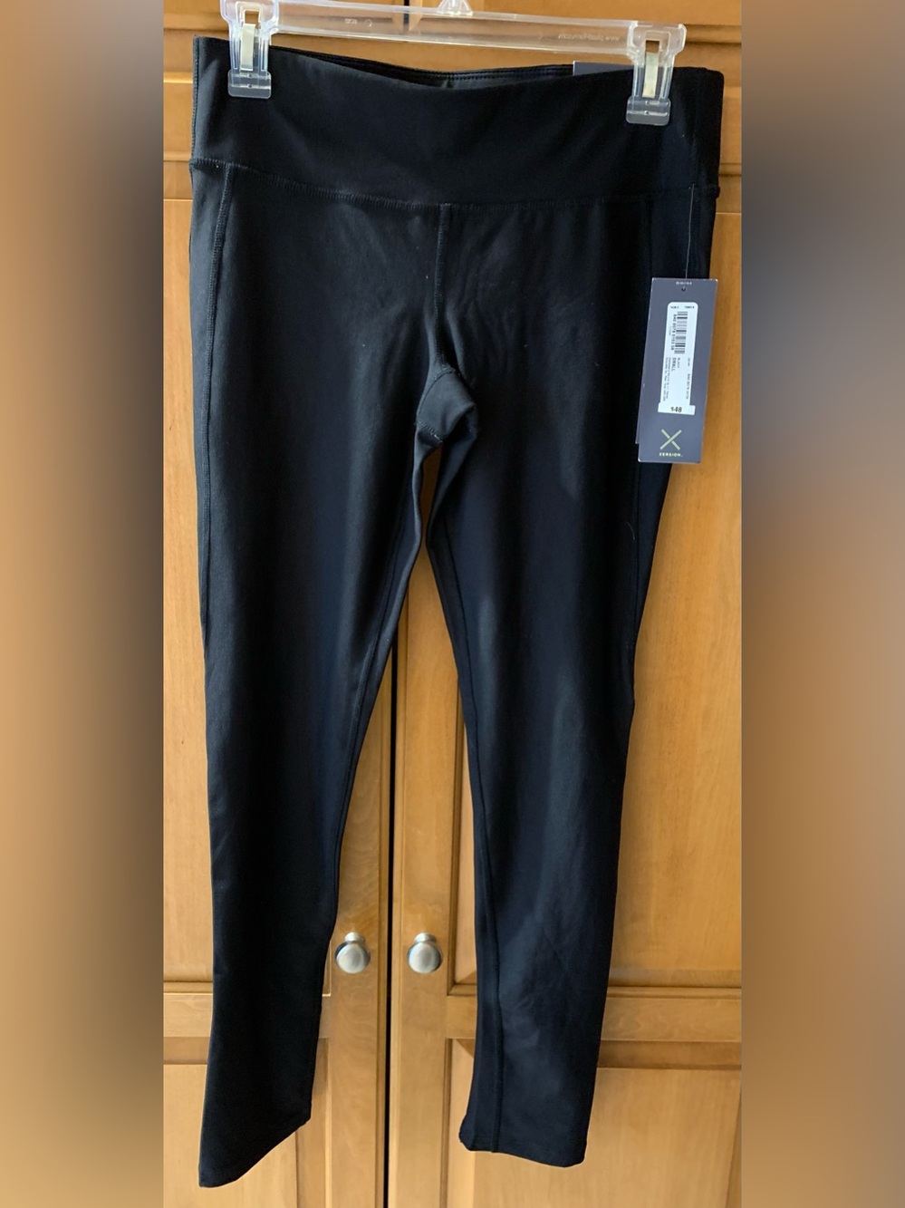 NWT Xersion Black Stretch Women’s Fitted Leggings Small